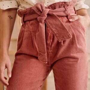 Sezane Austin Trousers - Rosewood Color
